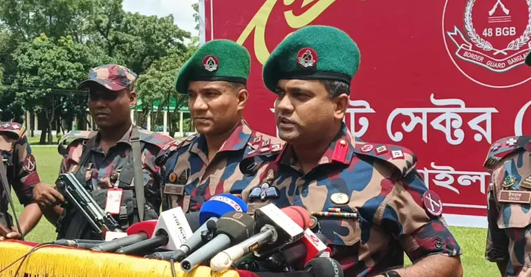 ৪৮ বিজিবির অধিনায়ক নাজমুল ইসলাম
